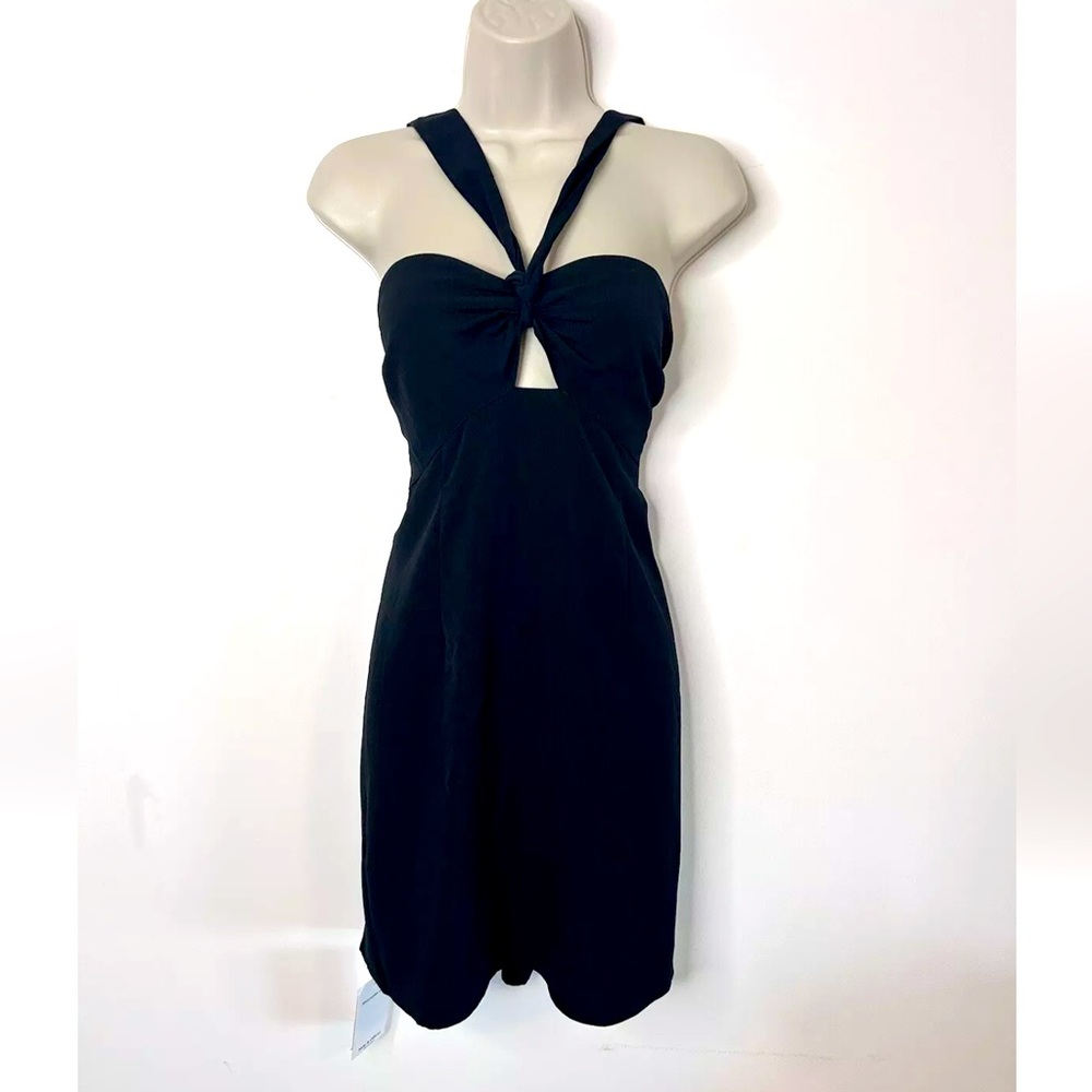 Abercrombie & Fitch Black Halter Dress Women’s Size Large